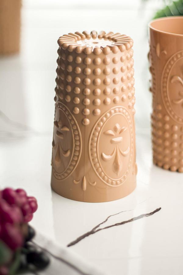 Akrilik Bal Tekli Uzun Bardak & Su Meşrubat Bardağı 750 ml ( Büyük Boy & Cam Değildir ) - Image 1