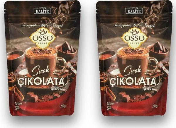Osso 2'li Sıcak Çikolata(2X200=400Gr) - Image 1