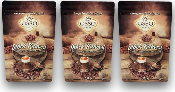 Osso 3’lü Dibek Kahvesi(3X200=600gr) - Image 1