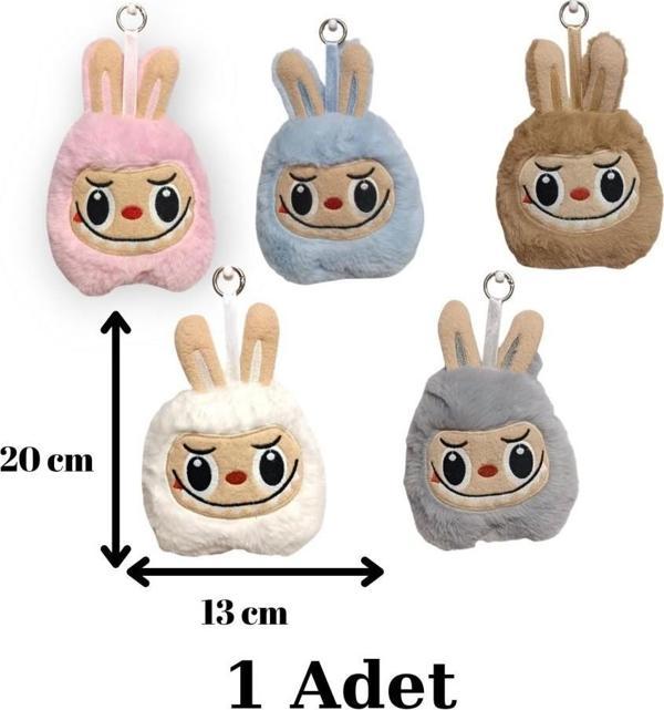 Labubu Peluş Canavar Karakter Anahtarlık - Image 1