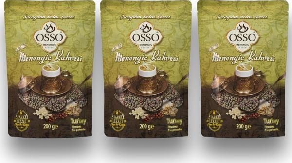 Osso 3'lü Menengiç Kahvesi(3X200=600gr) - Image 1