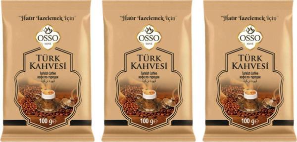 Osso 3'lü Türk Kahvesi(3X100=300 gr) - Image 1