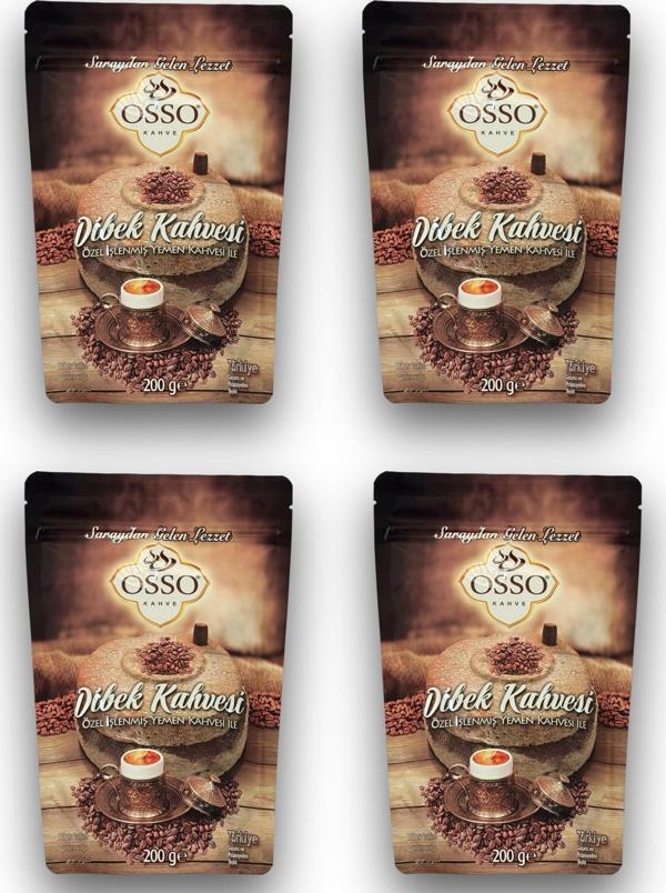 Osso 4'lü Dibek Kahvesi(4X200=800gr) - Image 1