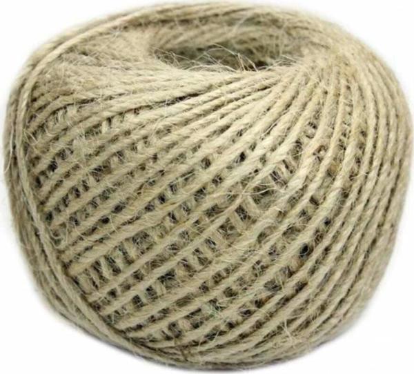 Jüt Ip 100 gram, 100 M, Hasır Ipi - Süsleme Ipi - Image 1