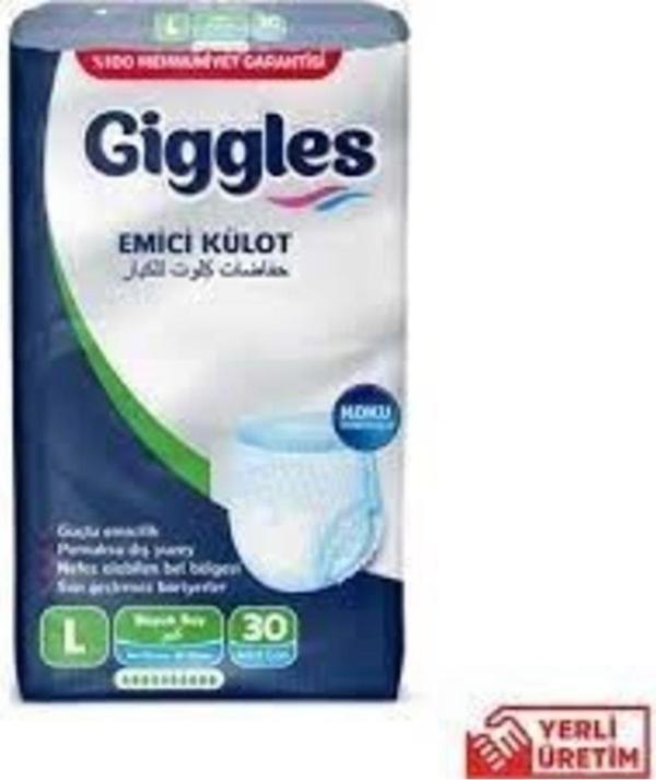 Giggles Külotlu Yetişkin Hasta Bezi Large 30 Lu - Image 1