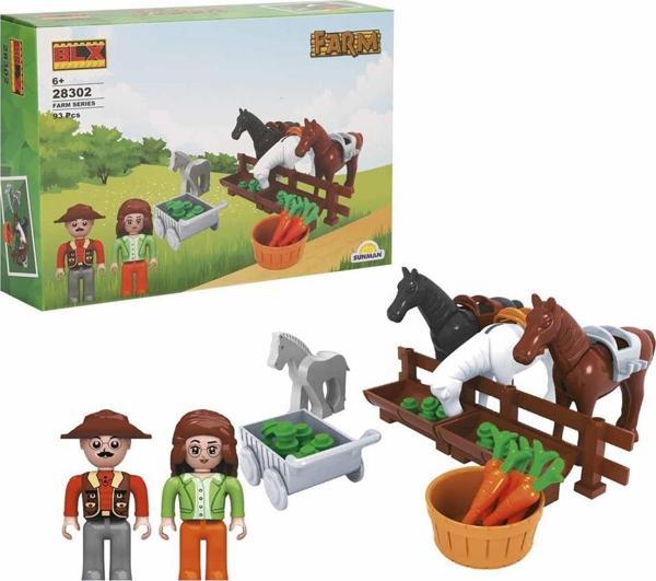 S00028302 FARM SET ATLAR 2FGR 93 PRÇ LEGO -SUN - Image 1