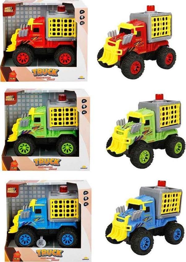 Maxx Wheels Sesli Ve Işıklı Canavar Dinozor Taşıma Kamyonu - Image 1