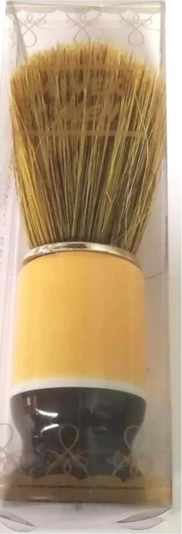Sakal Fırçası Traş Fırçası Renkli Orta Boy 12 cm Sentetik Kıllı Fırça - Image 1