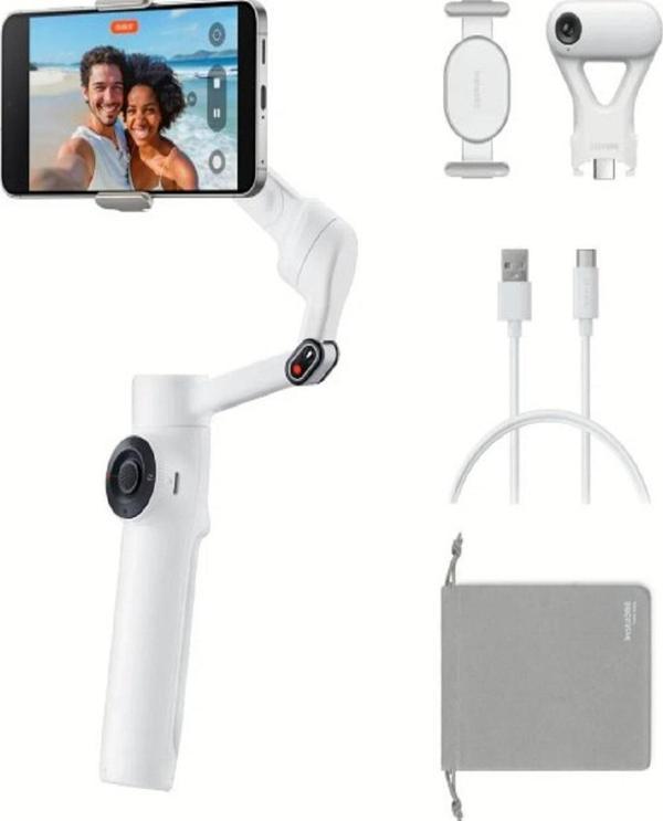 Insta360 Flow 2 AI Tracker Kit Summit White - Image 1