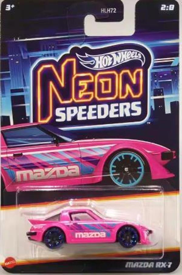Hot Wheels Neon Speeders Mazda RX-7 JCB01 - Image 1