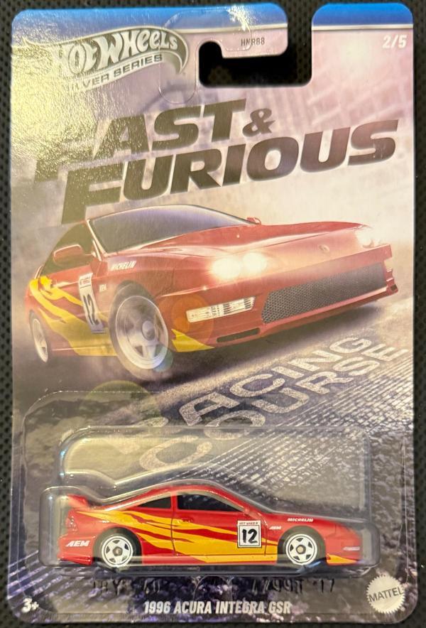 Hot Wheels Silver Series Fast & Furious 1996 Acura Integra GSR JBY40 - Image 1