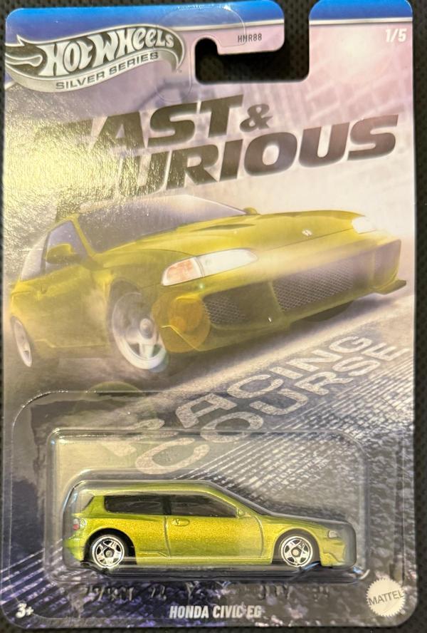 Hot Wheels Silver Series Fast & Furious Honda Civic EG JBY39 - Image 1