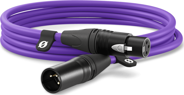 RODE XLR-CABLE (3 mt): Mor: 3 | Premium XLR Kablo - Image 1