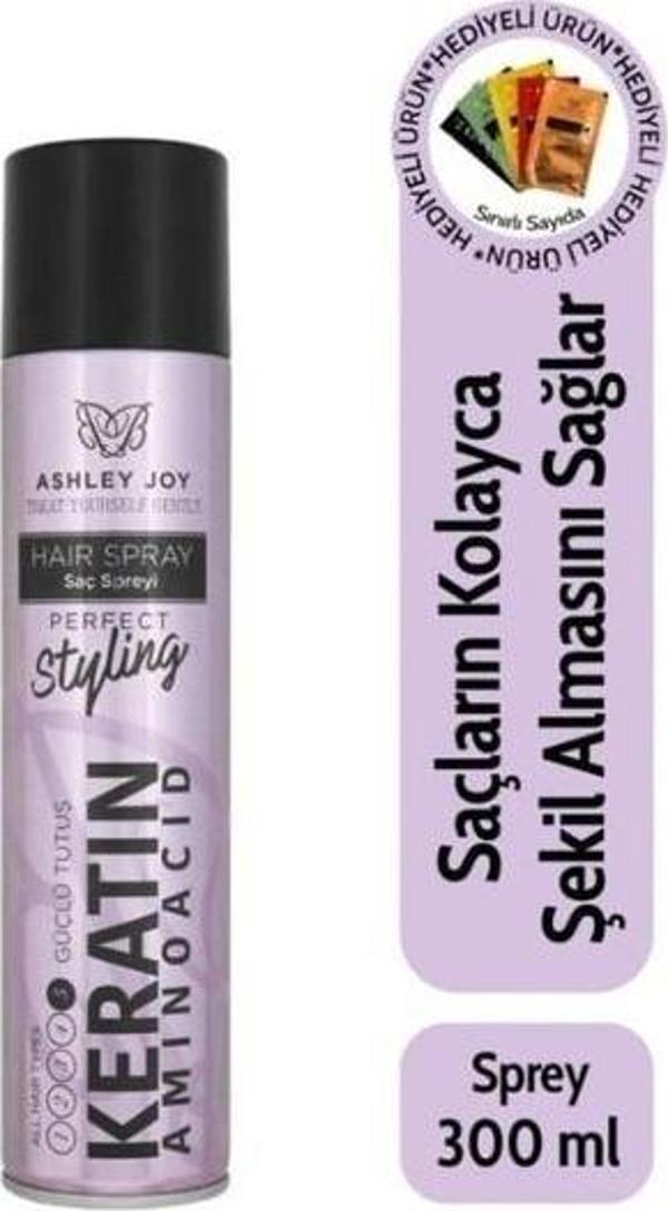Ashley Joy Saç Spreyi Güçlü Tutuş 300 ML - Image 1