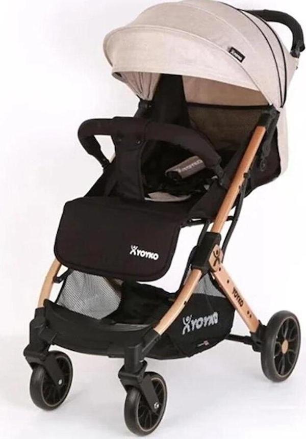 Yoyko Quantum Kabin Tipi Bebek Arabası Siyah Silver - Image 1