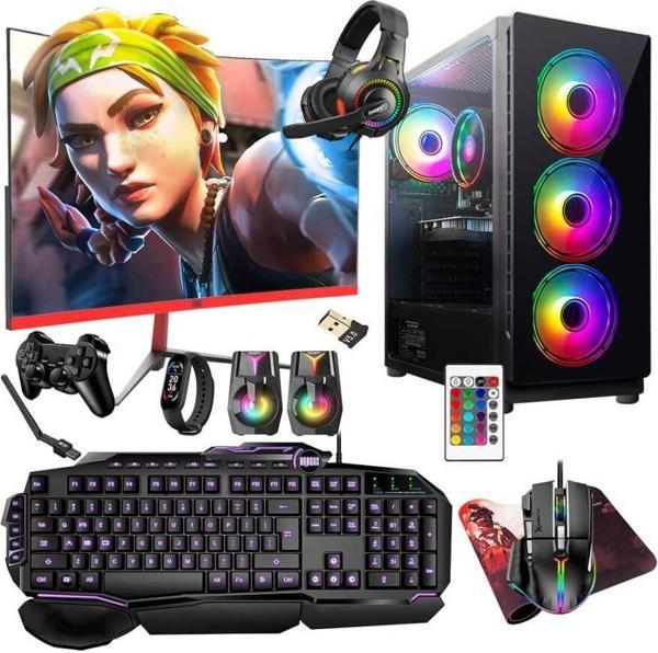 Turbox Tx5279 i5 9400F 32GB Ram 512GB SSD 4GB RX560 23.6 165Hz Curved Oyun Hazır Sistem - Image 1
