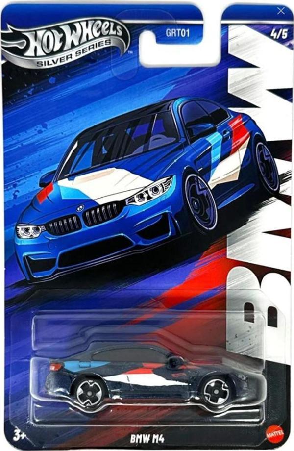 BMW Silver Series 4/5 - Hot Wheels BMW M4 (1/64) - Image 1