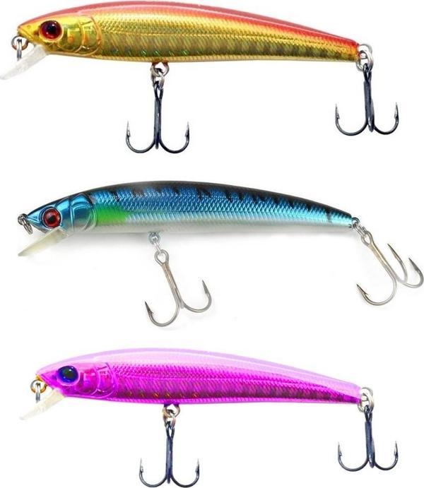 Exent 6 kancalı 11,5 cm -13 gr. Rapala-Sahte yem (3 adet) - Image 1