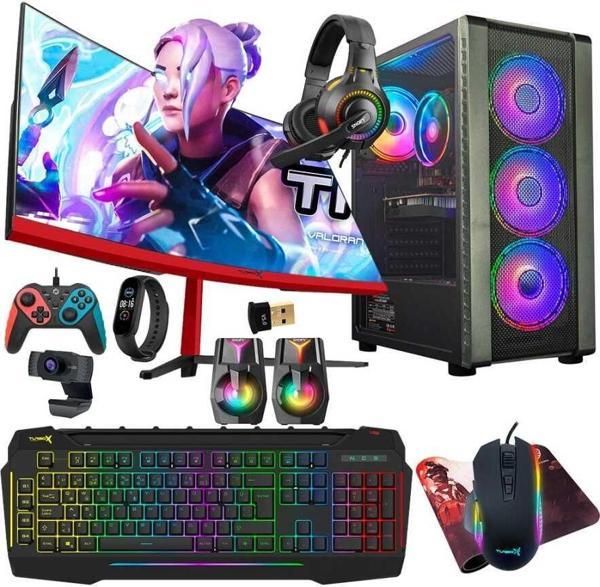 Turbox Tx5419 i5 6400 16GB Ram 512GB SSD 4GB RX560 23.6 inç Curved Oyun Hazır Sistem - Image 1