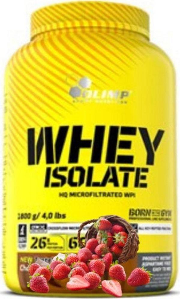 Olimp Whey Protein Isolate Çilek 1800g - Image 1
