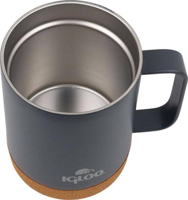 Çelik Mug Termos - Igloo - Cork - 350ml - Füme - 205696 - Image 1