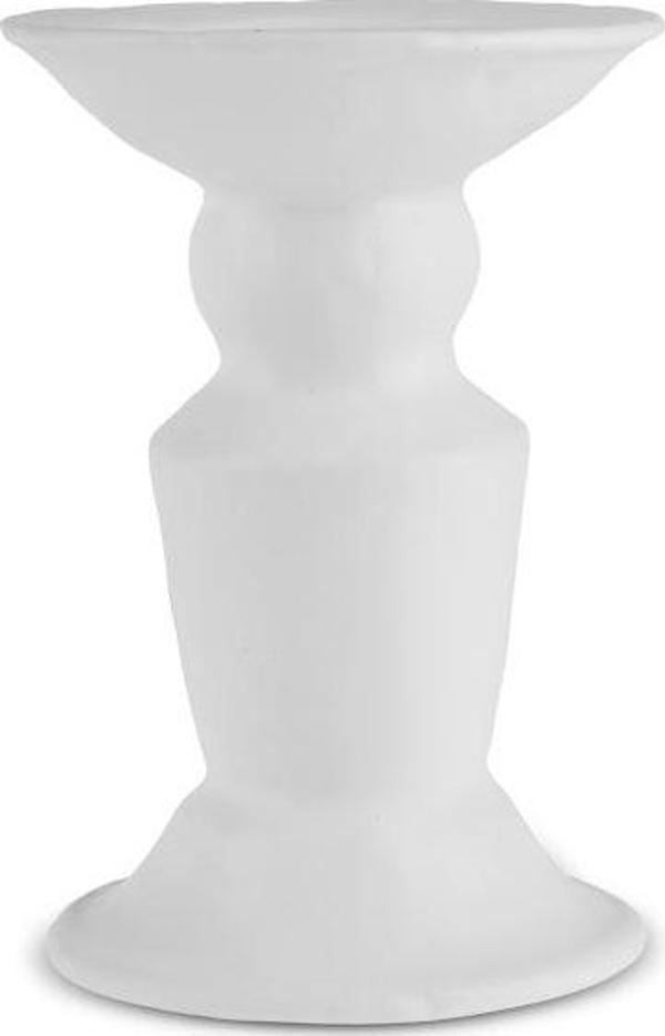 Karaca Stone Mumluk Beyaz 12,8x12,8x18,7 cm - Image 1