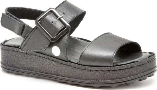 MAMMAMİA D25YS-2375 KALIN TABAN DERİ KADIN SANDALET - Image 1