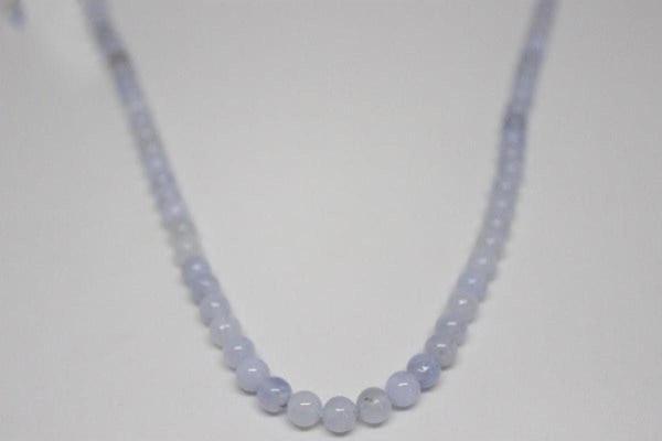 Kalsedon Taşı Yarım Dizi 5-6mm - Image 1