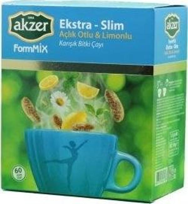 Akzer Açlık Otu Limonlu Karışık Bitki Çay 60x1.5gr - Image 1