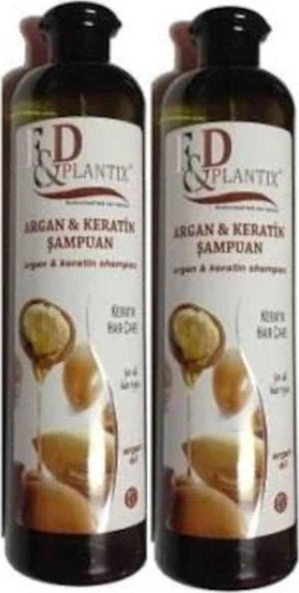 Plantix Argan Ve Keratin Şampuan 700 Ml 2li - Image 1