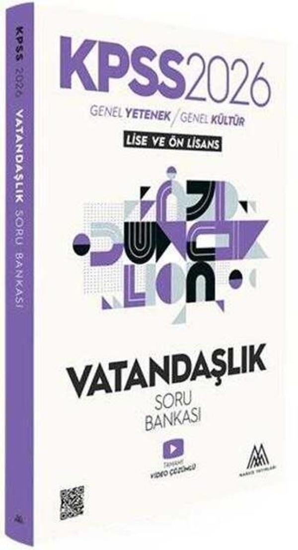2026 KPSS Vatandaşlık Soru Bankası Marsis Yayınları - Marsis Yayınları - Image 1
