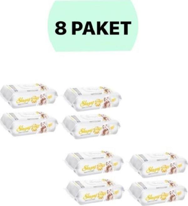 Sleepy Sensitive 90 Yaprak 8'li Paket Islak Mendil & Havlu - Image 1
