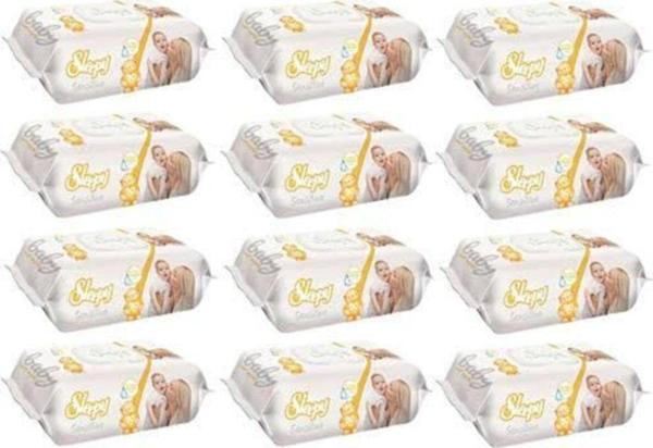 Sleepy Sensitive Islak Mendil - 90 Yaprak X 12 Adet - Image 1