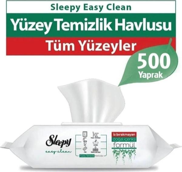 Sleepy Easy Clean Yüzey Temizlik Havlusu 500 Yaprak - Image 1