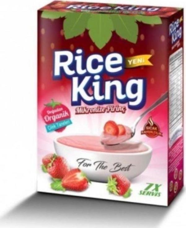 Pirinç Rice King Çilek Micronize  350 gr X 5 Adet - Image 1