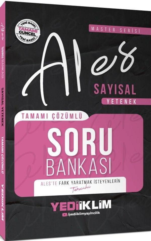 Yediiklim Yayınları 2026 ALES Sayısal Yetenek Tamamı Çözümlü Soru Bankası - Yediiklim Yayınları - Image 1