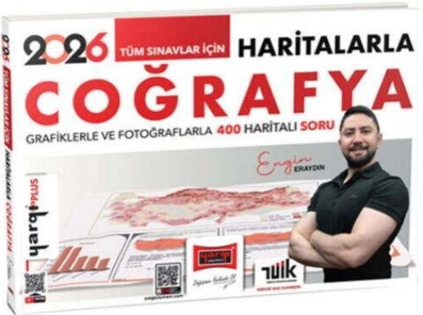 Yargı Yayınları 2026 Tüm Sınavlar İçin Haritalarla Coğrafya Grafiklerle ve Fotoğraflarla 400 Haritalı Soru - Yargı Yayınları - Image 1