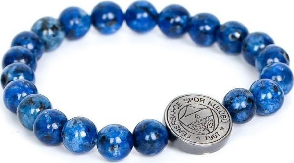Fenerbahçe Orijinal Lisanslı Fb Lapis (8mm) Doğaltaş Bileklik - Image 1