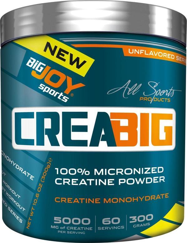 BigJoy CreaBig Micronized Creatine Powder 300 gr %100 Mikronize Kreatin Amino Asit - Image 1