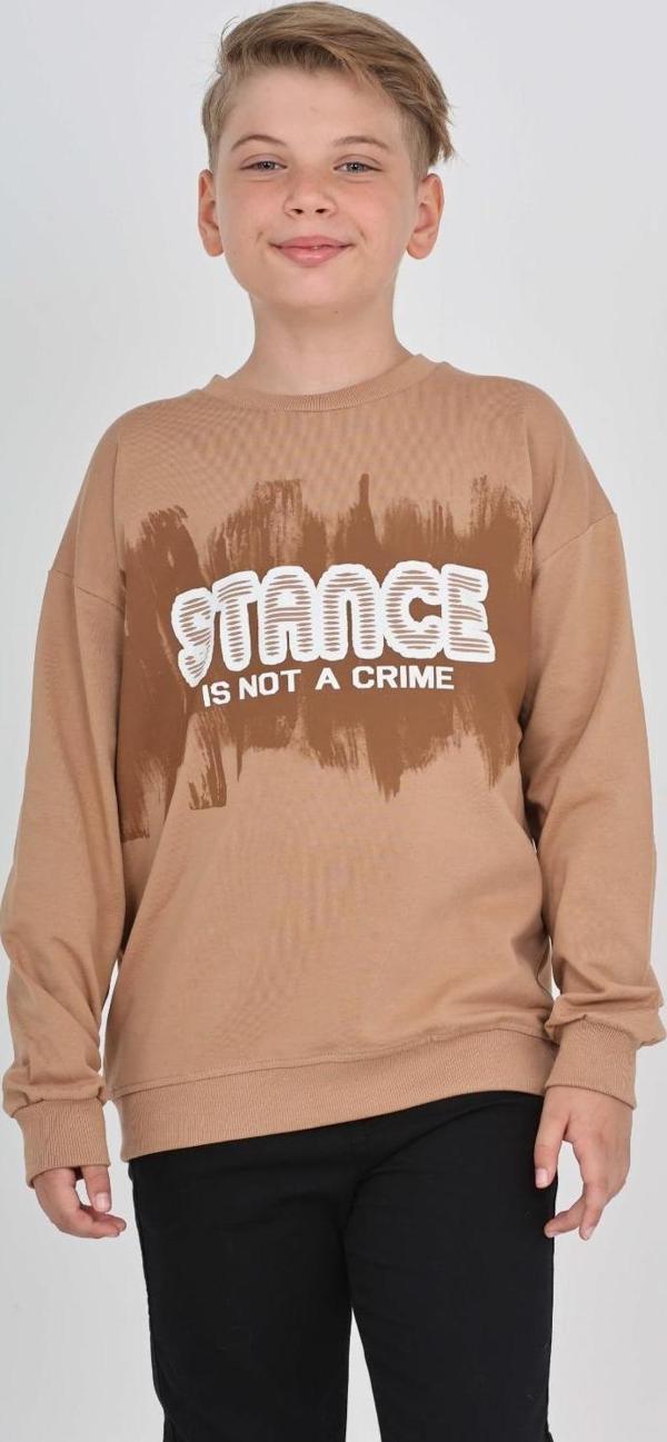 Toontoy Erkek Çocuk Stance Baskılı Sweatshirt - Image 1