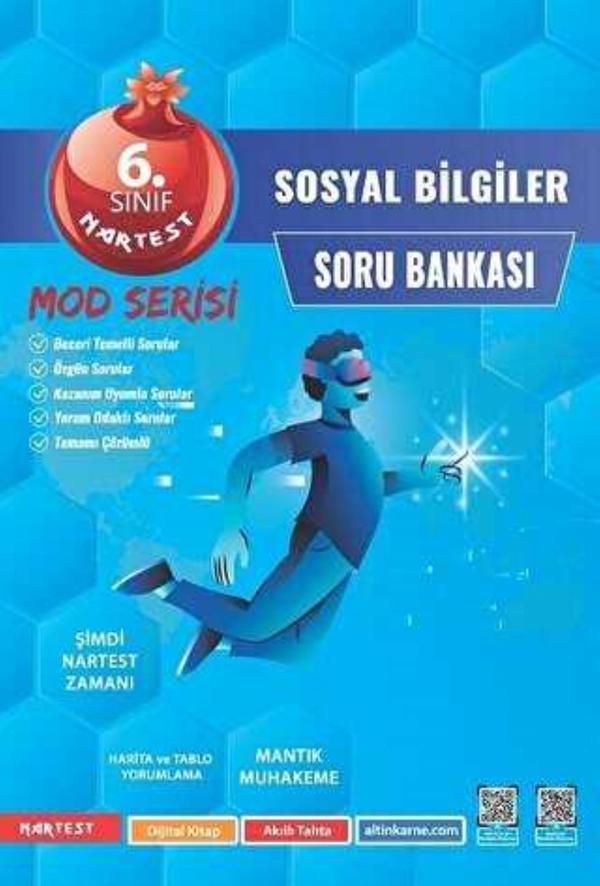 NARTEST 6 MOD SERİSİ SOSYAL BİLGİLER SORU BANKASI 2025 - Nartest Yayınevi - Image 1