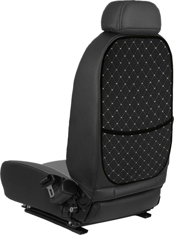 Blackline Serisi Dokuma Kumaş Oto Koltuk Arkası Koruyucu Cepli Organizer 2 Adet - Image 1
