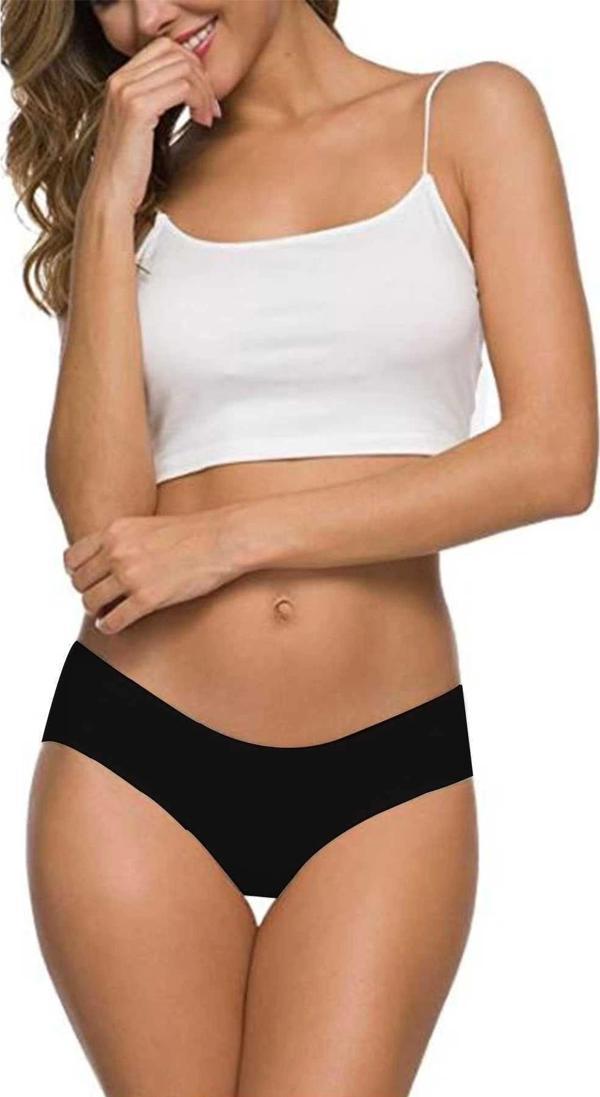 7 Adet Kadın Dikişsiz Lazer Kesim Esnek İz yapmayan Külot S9 - Image 1