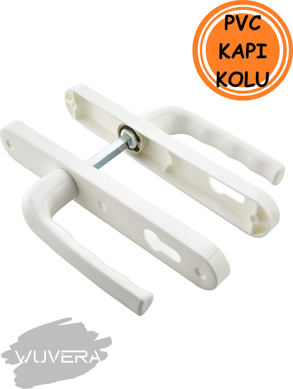 Wuvera PVC Kapı Kolu Takımı – Sert Plastik, Vidalı Montaj ile Pratik Kullanım - Image 1