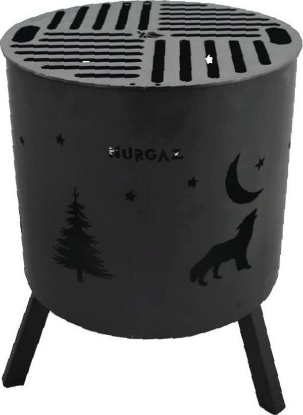 NURGAZ ORMAN ŞÖMİNESİ IZGARALI - Image 1