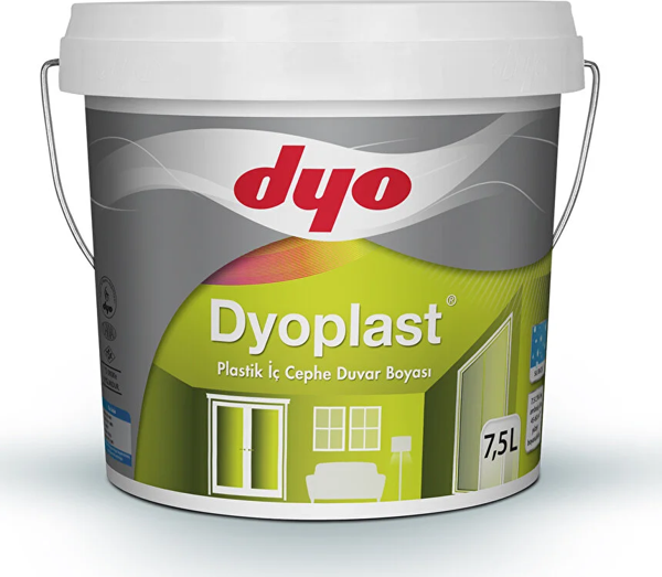 Dyo Dyoplast iç cephe boyası 7,5 lt beyaz - Image 1