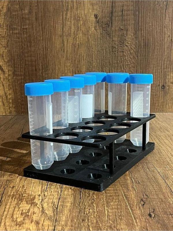 50ml Falkon Minimal Deney Tüpü Standı (5*3) (Tüpler görsel amaçlıdır) - Image 1