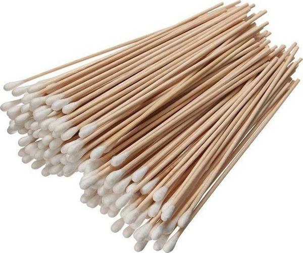 Steril Tek Tek Poşetli Eküvyon Çubuğu Pamuklu 100 Adet - Image 1