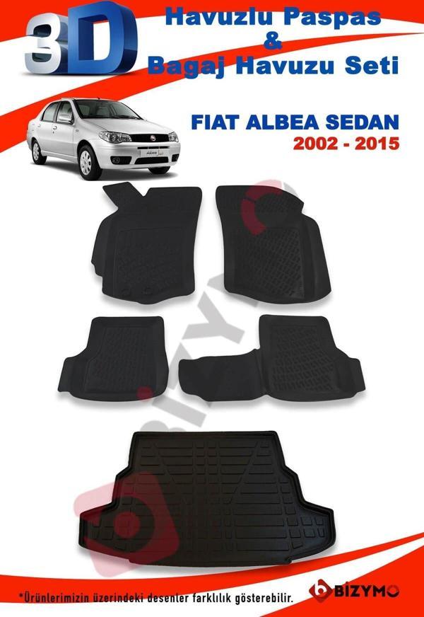 Fiat Albea Sedan 2002-2015 Paspas Ve Bagaj Havuzu Seti - Image 1