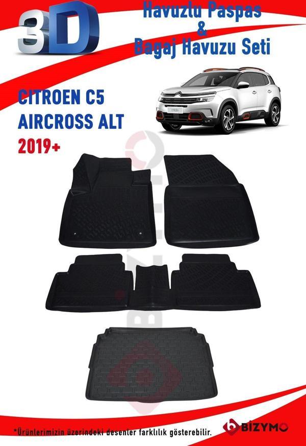 Citroen C5 Aircross 2019-2022 Paspas Ve Alt Bagaj Havuzu Set - Image 1